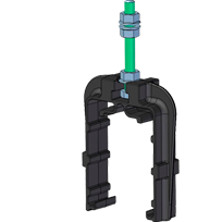 Пластиковый подвес скользящий для троллейного шинопровода TEHNOTRON